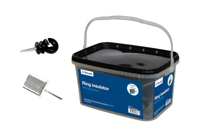 Bucket with ring insulator reinforced and mounting tool (Q120)