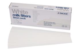 White milk filter, sewn seam, 60g Product image