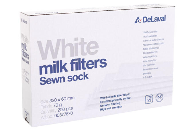 Filtro blanco cosido 70g  