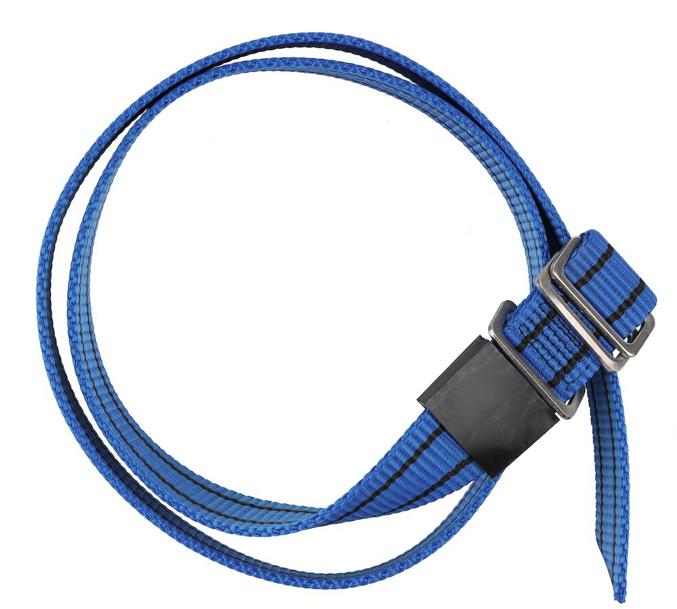 Neckband, metal rings